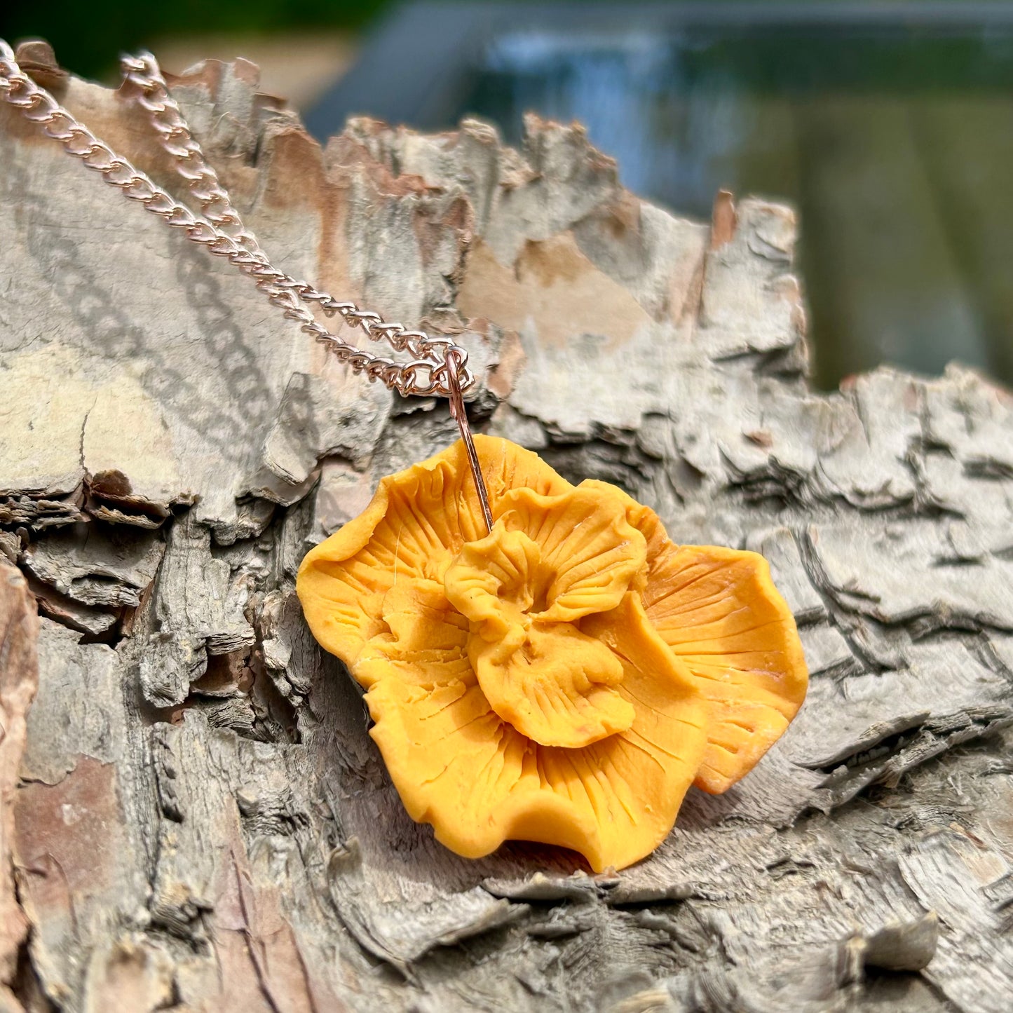 Chicken of the Woods pendant