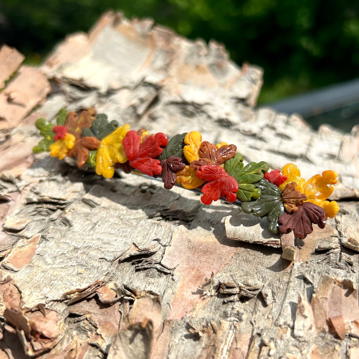 Autumn Leaves Barrette