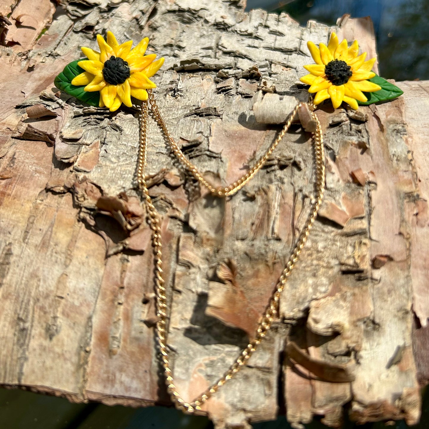 Sunflower Dual Brooch