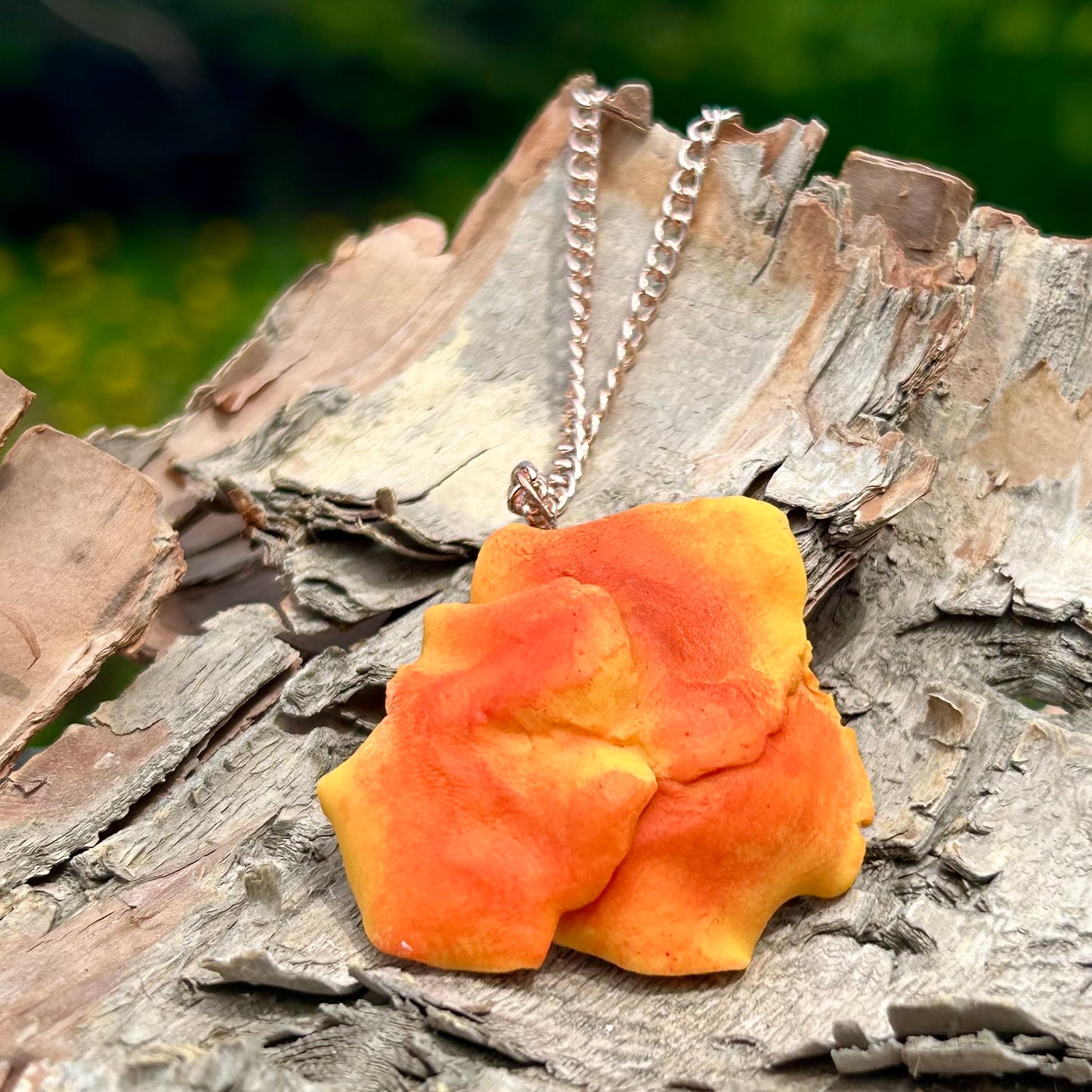 Chicken of the Woods pendant