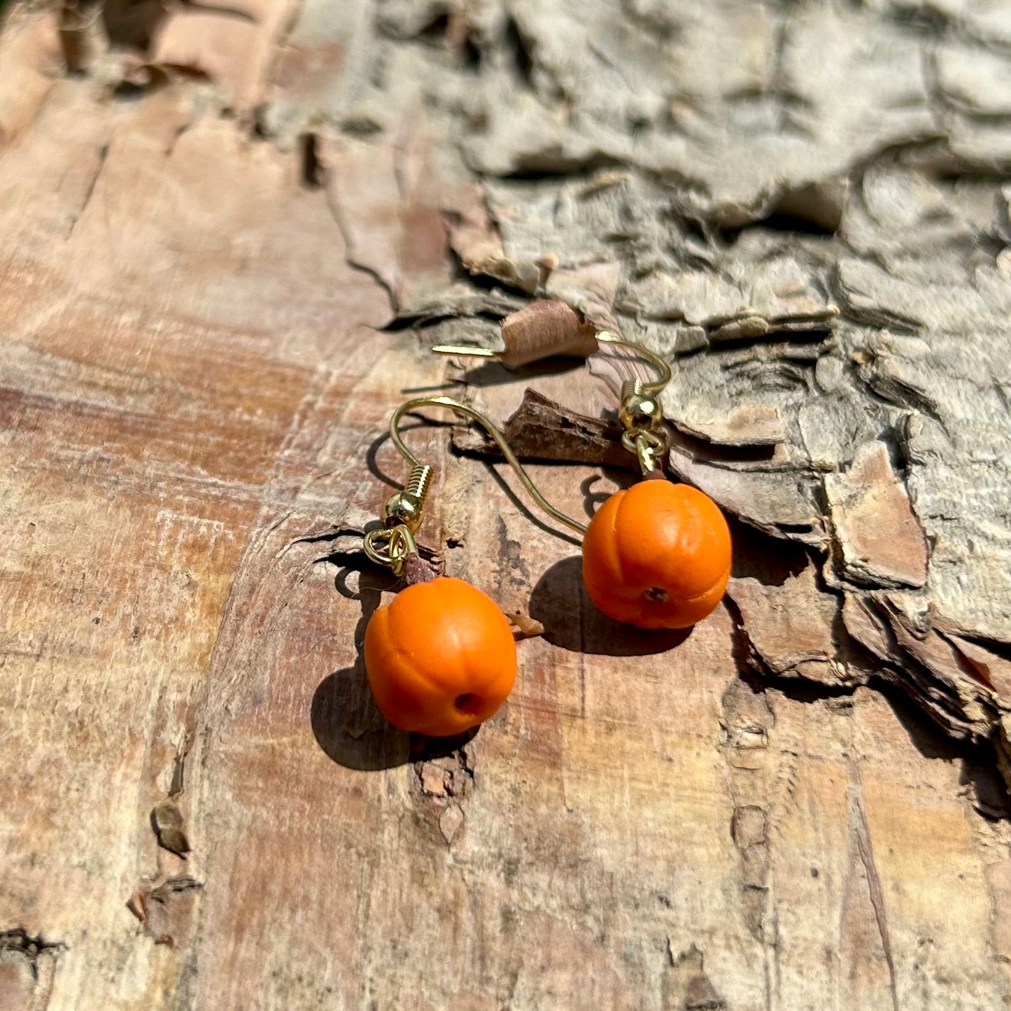 Pumpkin Earrings