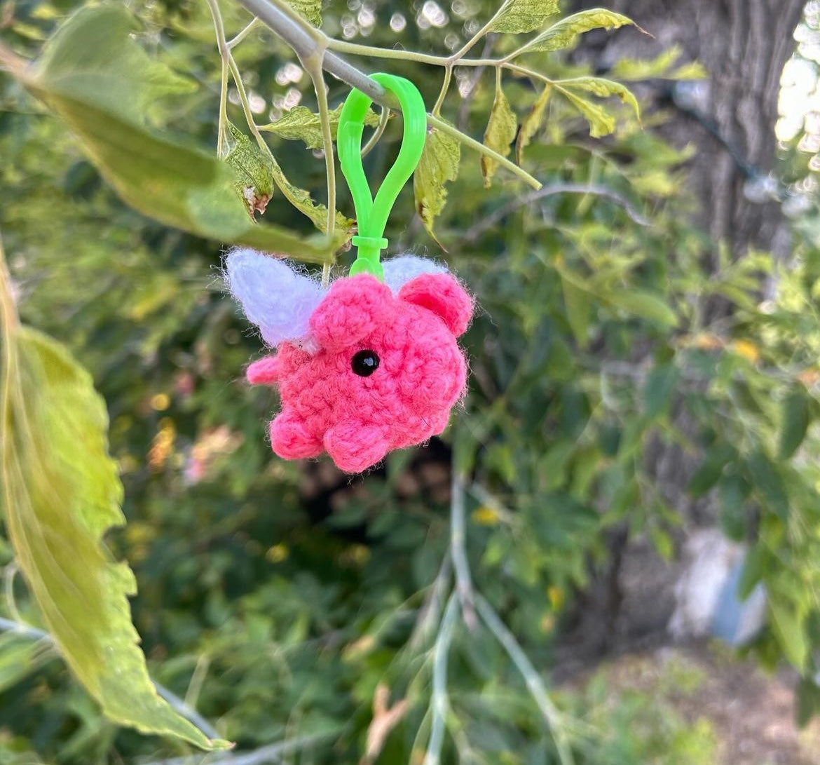 Crochet keychain